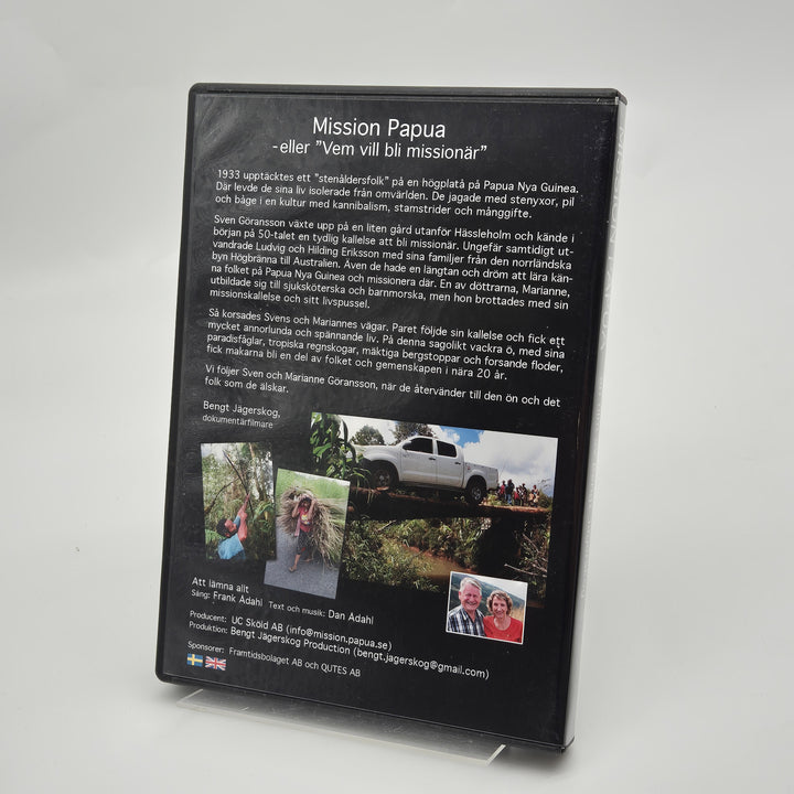 DVD Dokumentär Mission Papua av Bengt Jägerskog