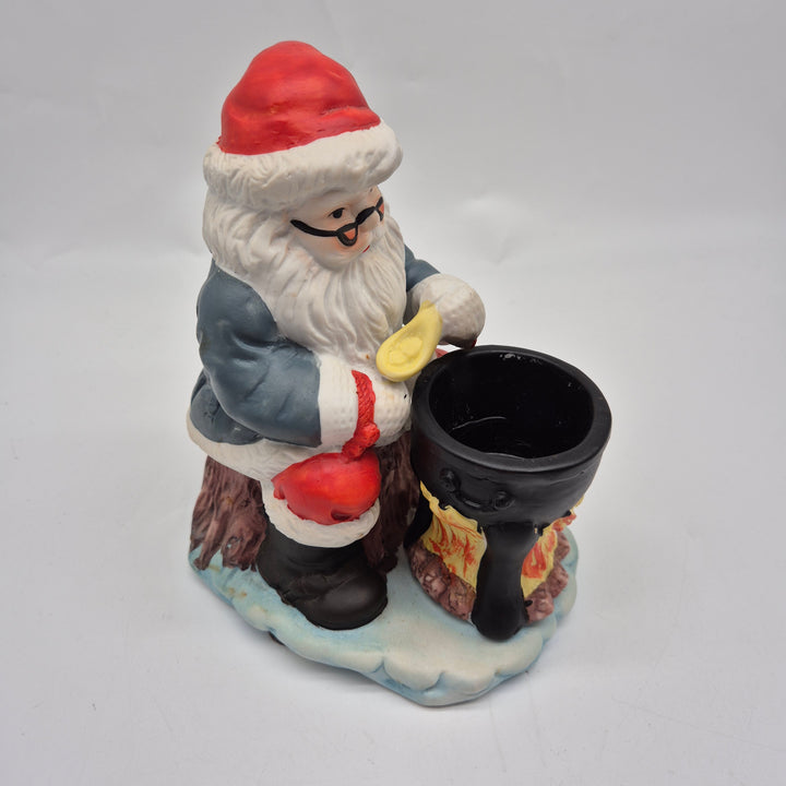 Retro Tomtefigur i Keramik för Värmeljus