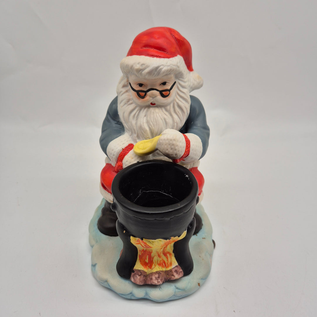 Retro Tomtefigur i Keramik för Värmeljus