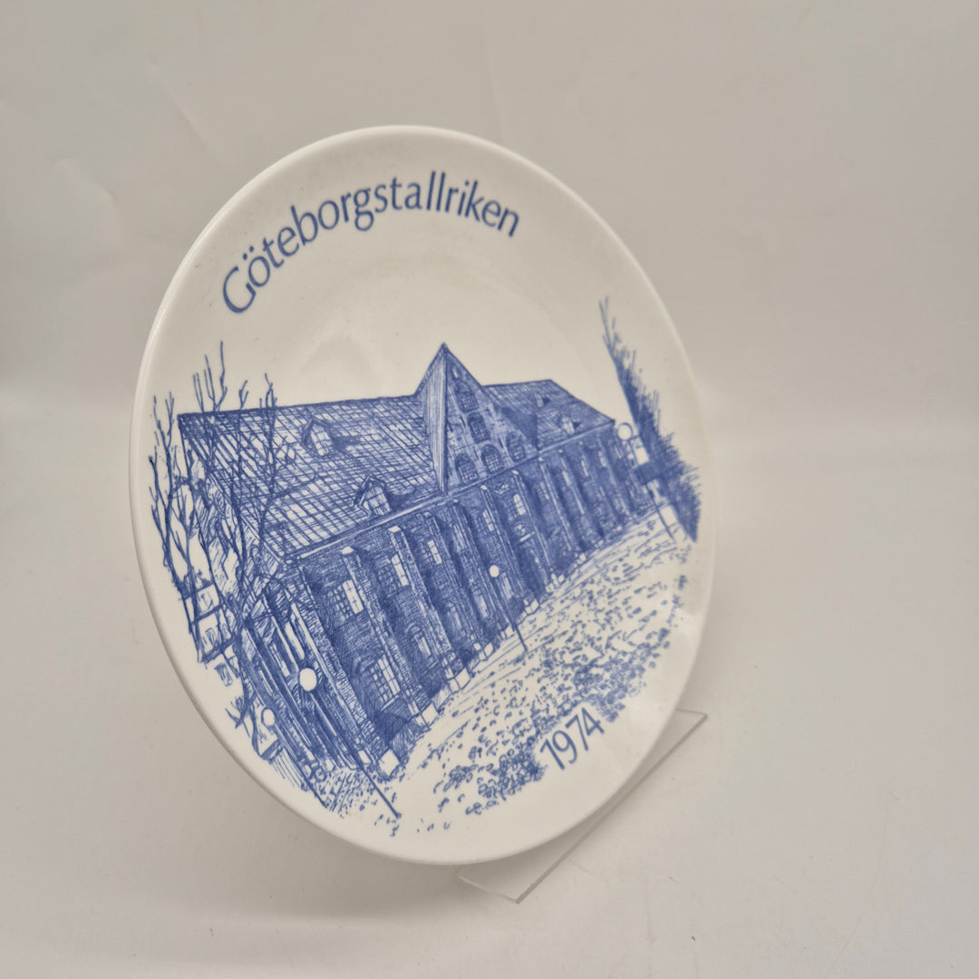 Göteborgstallrik Kronhuset 1974 Keramik Konstnärer