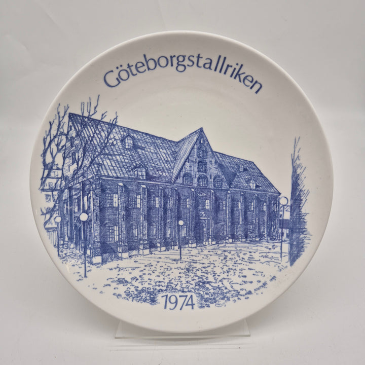 Göteborgstallrik Kronhuset 1974 Keramik Konstnärer