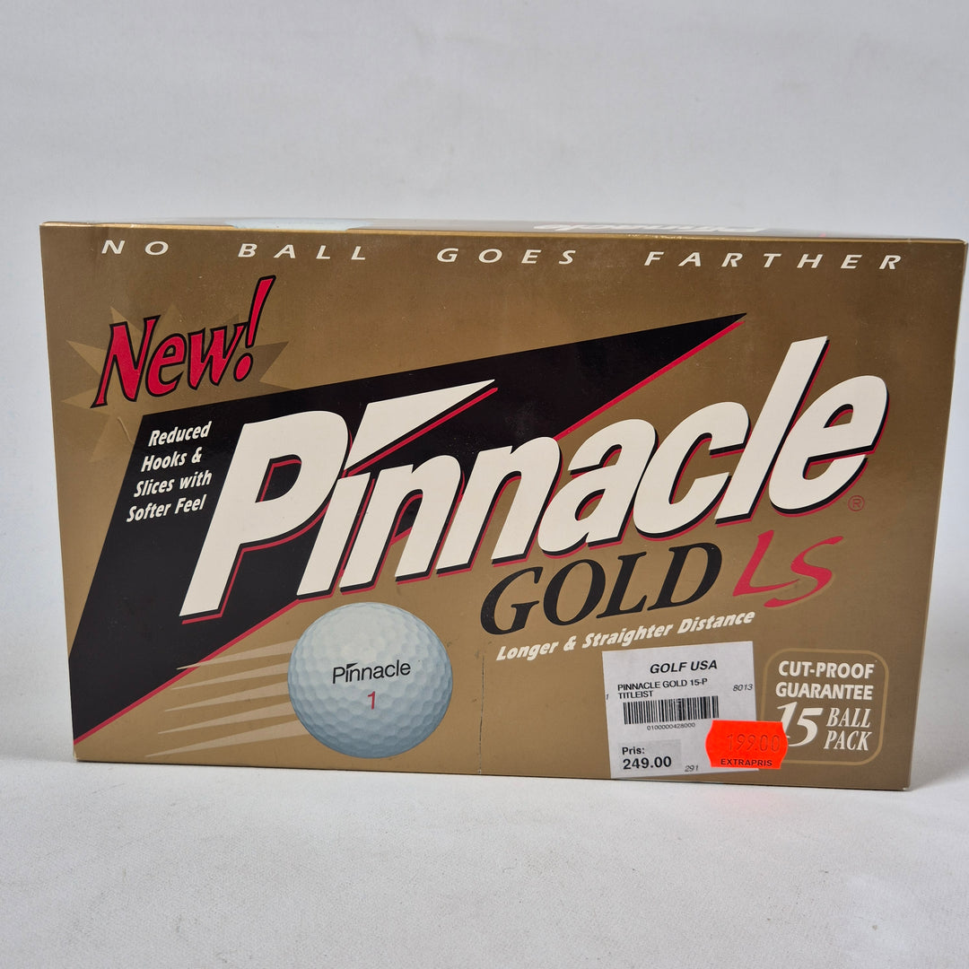 Pinnacle Gold LS golfbollar hållbara och långflygande