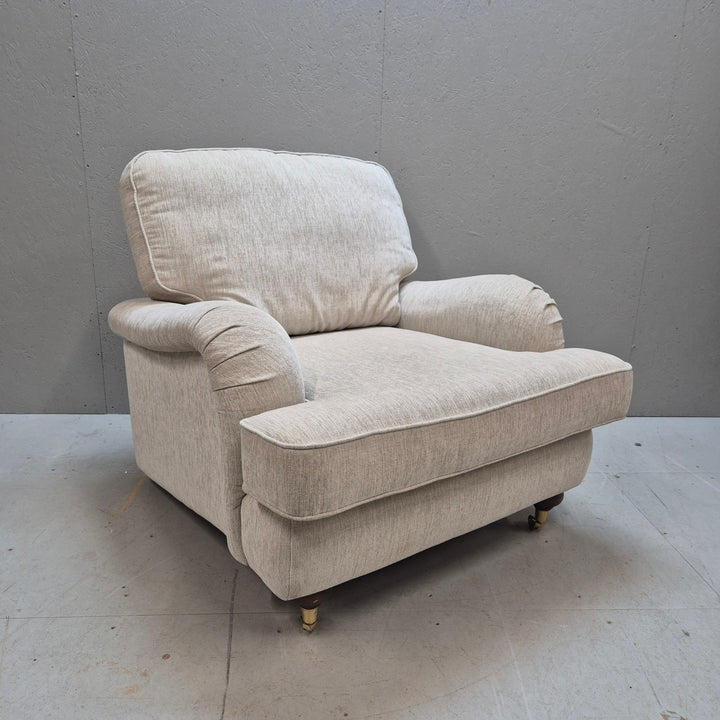 Elegant och Bekväm Stor Fåtölj i Textil