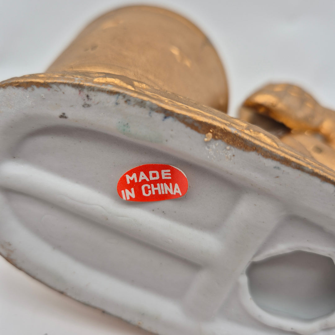 Änglakruka i lera, retro och charmig