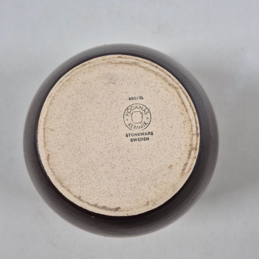 Klassisk Höganäs stengodsgryta retro stil