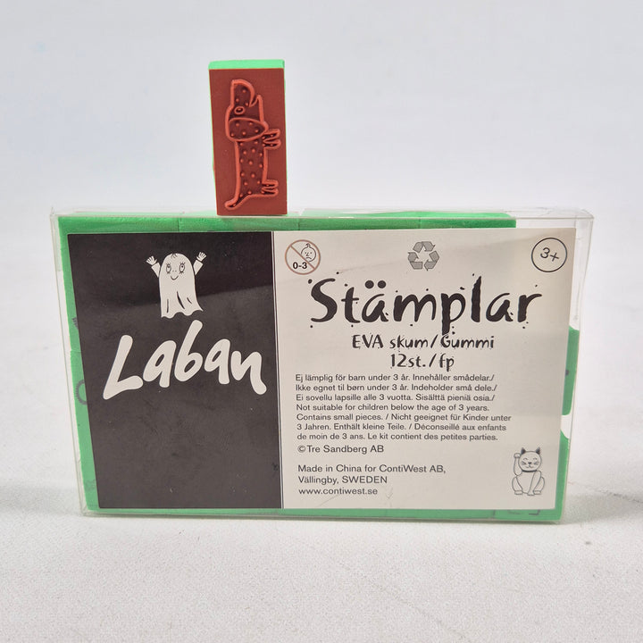 Kreativa Laban-stämplar för barnpyssel