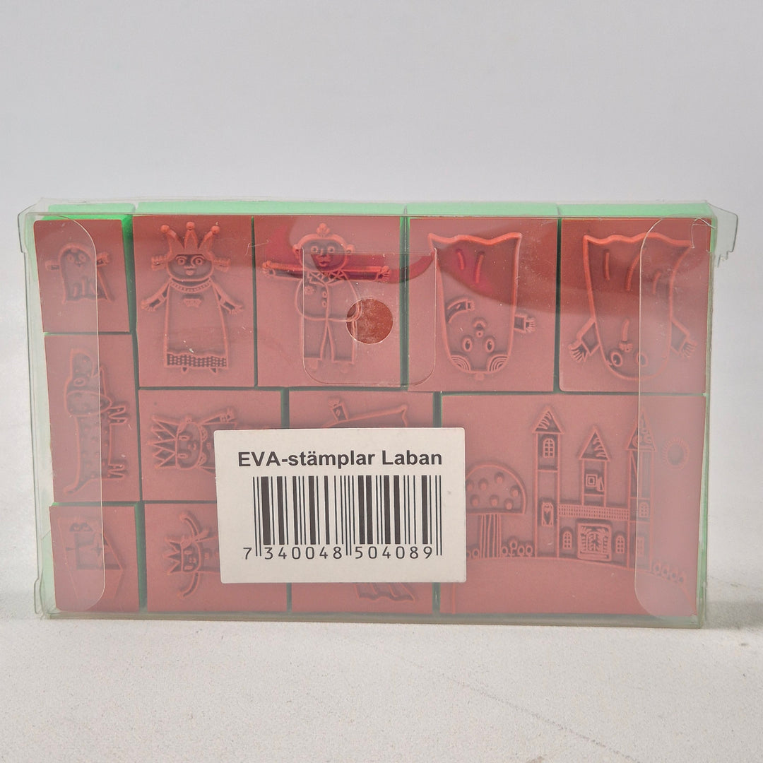 Kreativa Laban-stämplar för barnpyssel