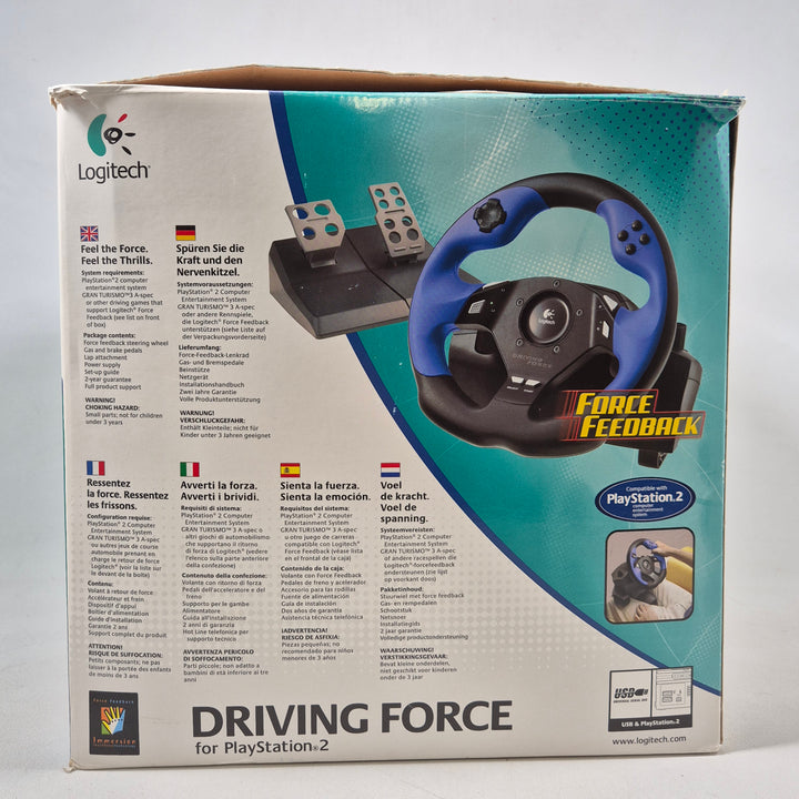 Retro Logitech Driving Force Ratt PS2