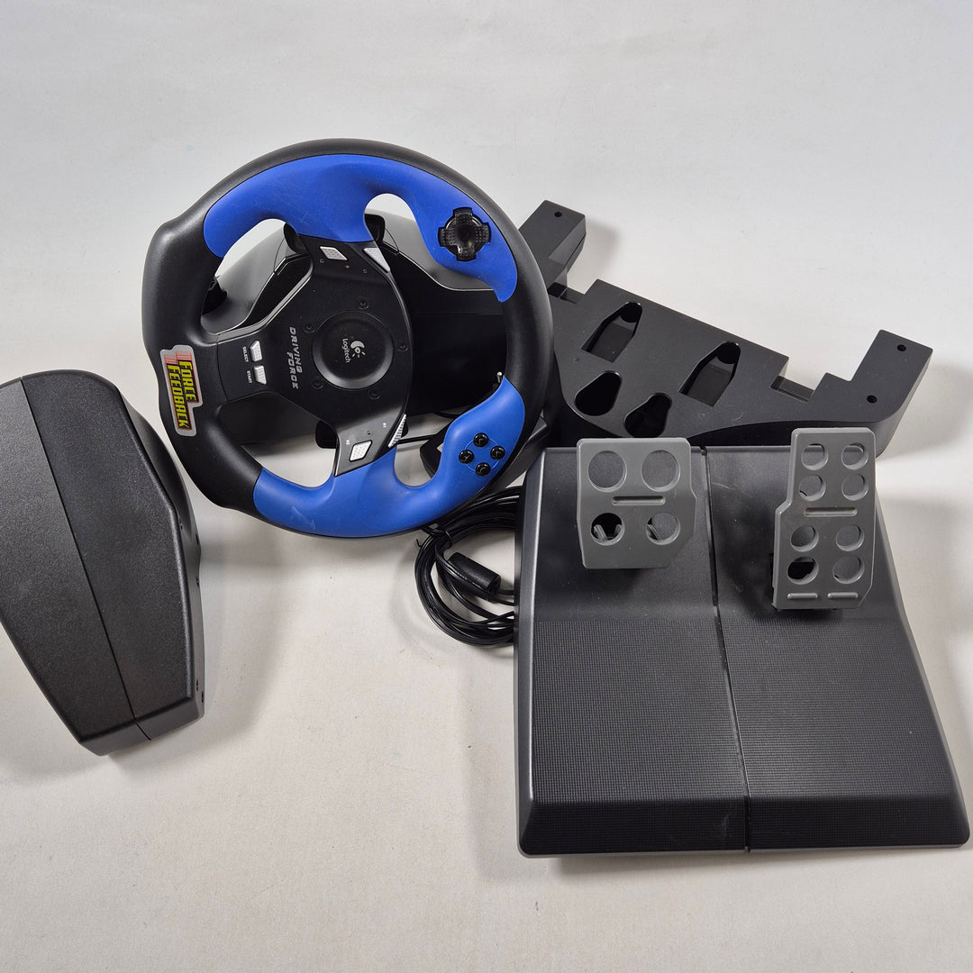 Retro Logitech Driving Force Ratt PS2