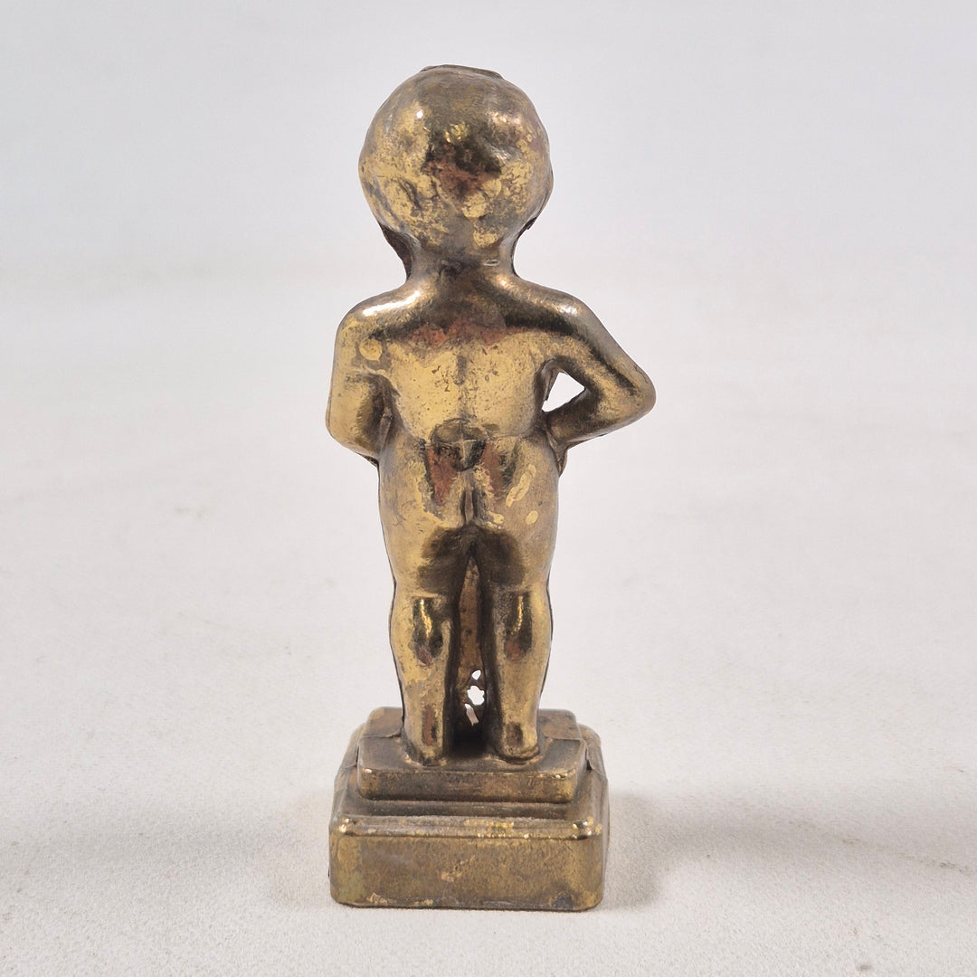 Bronsfigurin Manneken Pis Retro Samlarföremål