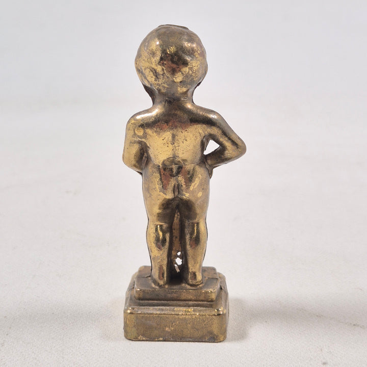 Bronsfigurin Manneken Pis Retro Samlarföremål
