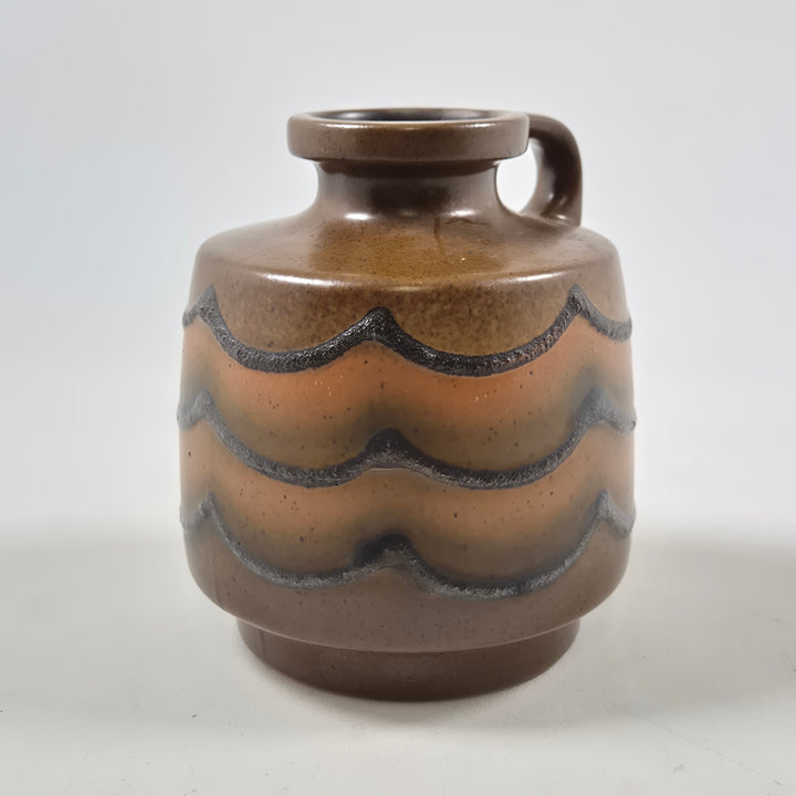 Retro keramikvas med handtag