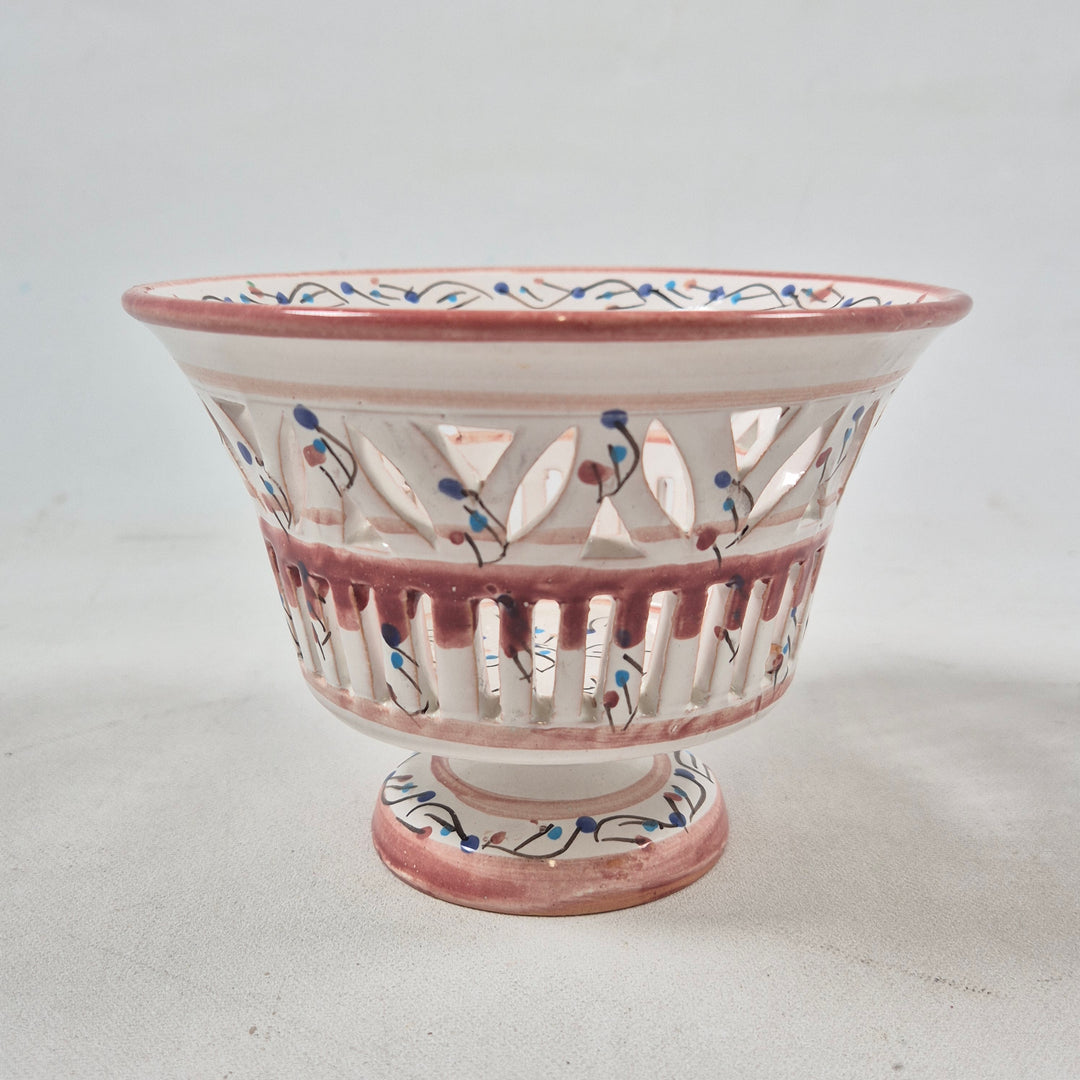 Retro Keramikvas med Genombruten Design