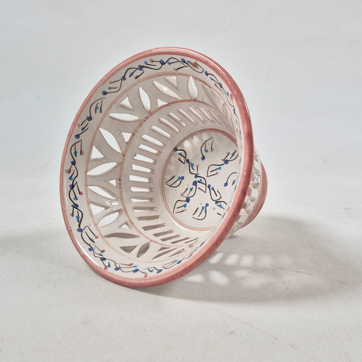 Retro Keramikvas med Genombruten Design