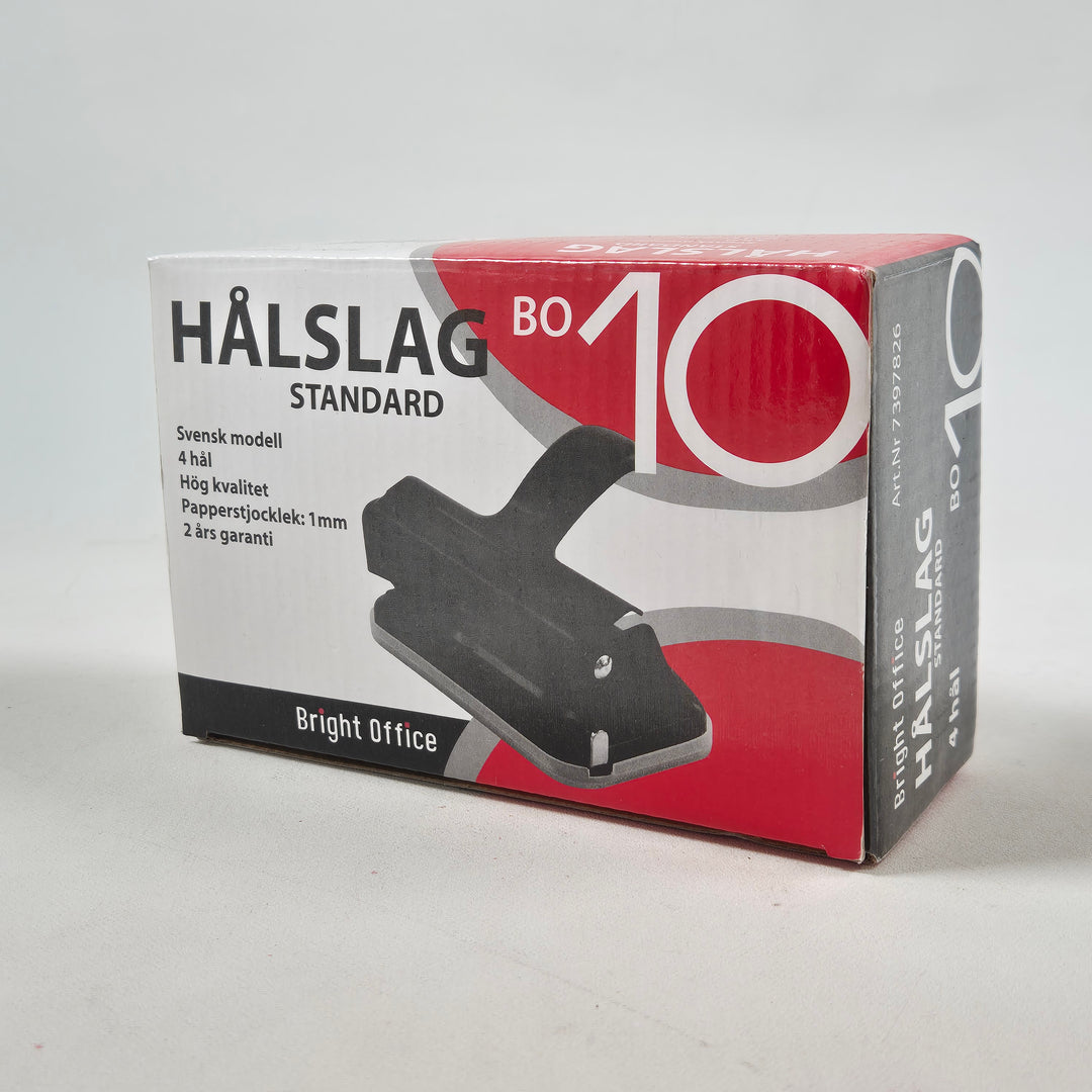 Klassisk hålslagare i plast och metall