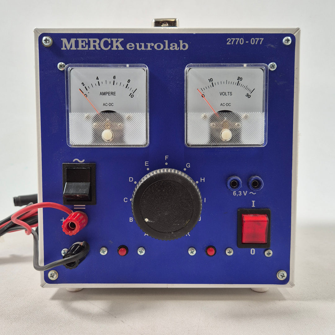 MERCK Eurolab Likriktarkub 2770-077 – Laboratorie nätaggregat