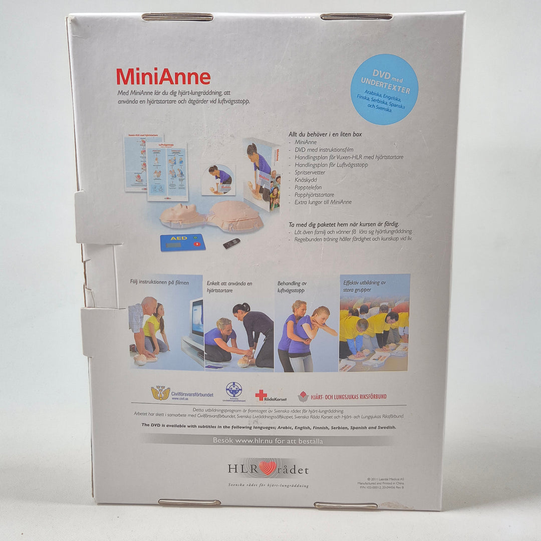 MiniAnne HLR-utbildningsdukke i mycket fint skick