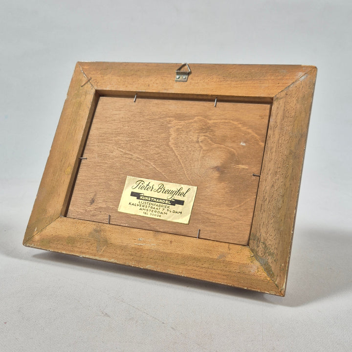 Oljemålning i antik ram av J. Ruysdael