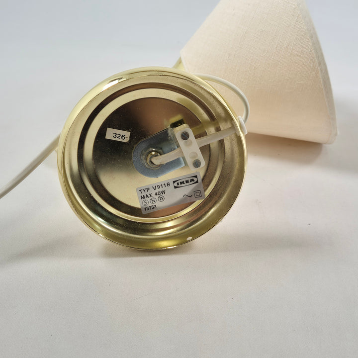 Elegant retro bordslampa från IKEA i guld