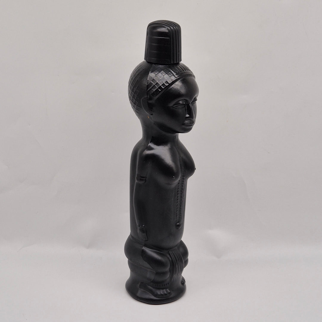 Unik afrikansk skulptur i svart sten
