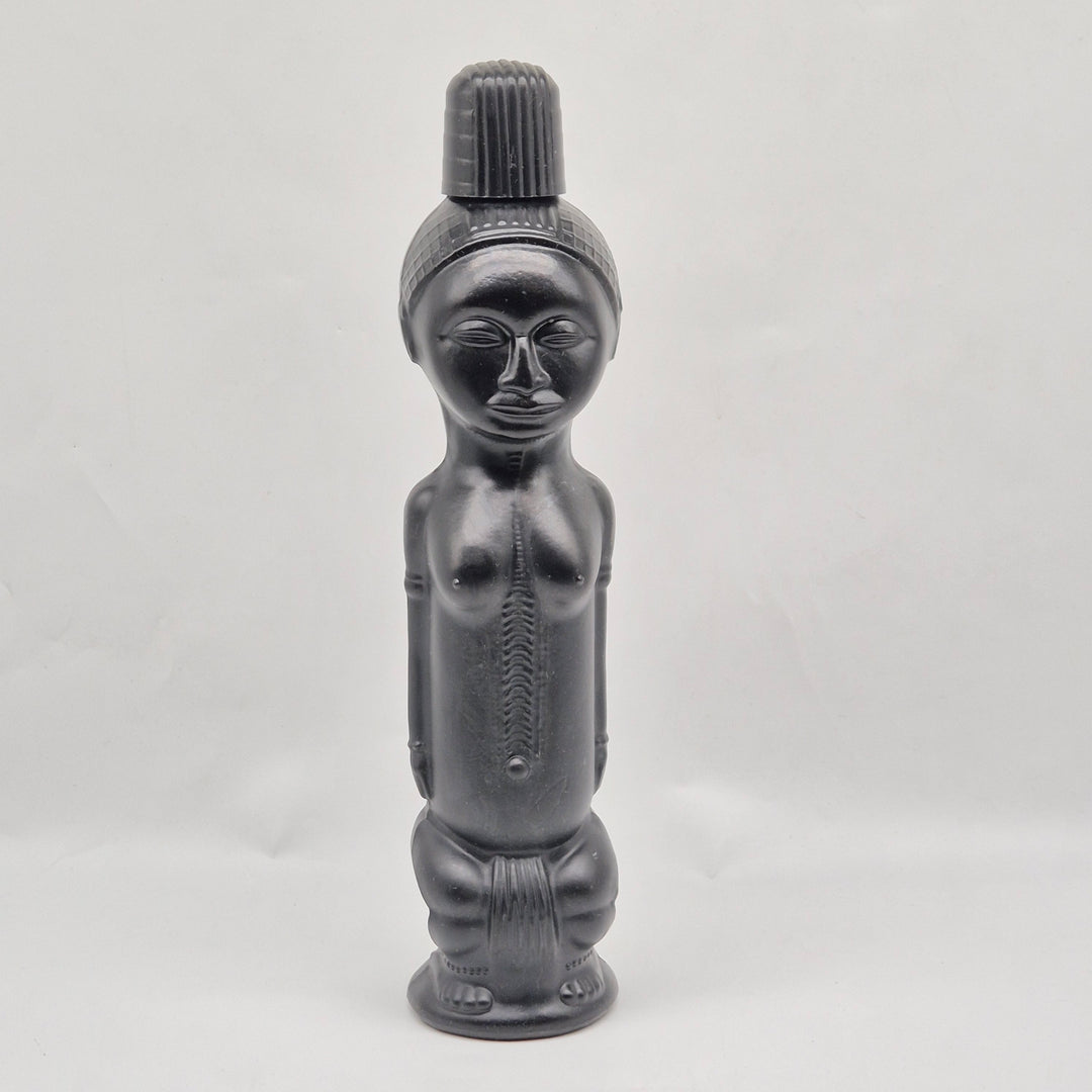 Unik afrikansk skulptur i svart sten