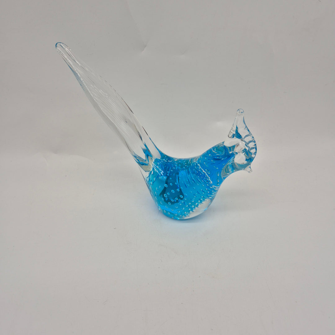 Unik retro glasfisk från Ronneby Konstglas