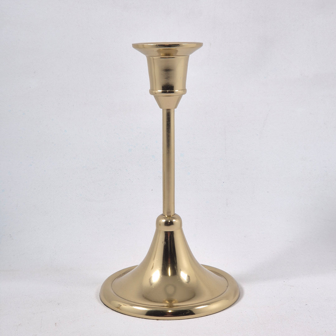 Elegant ljusstake i guldtonad metall