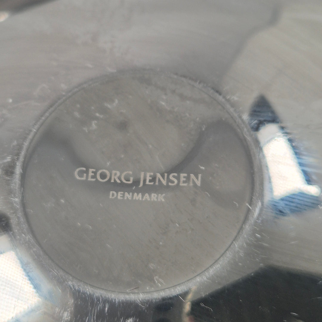 Elegant fruktskål i rostfritt stål Georg Jensen تلميع وإعادة تصوير