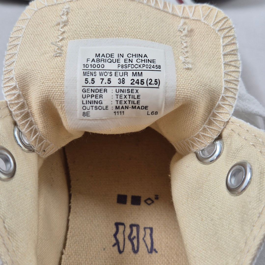 Converse All-Star Sneakers Retro Vit Textil