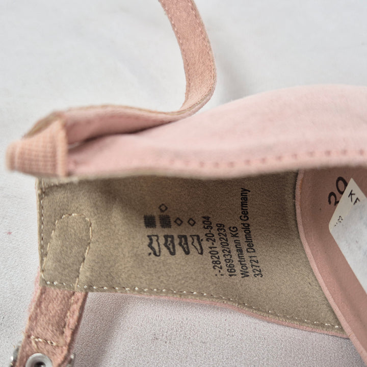 Tamaris rosa eleganta sandaler med klack