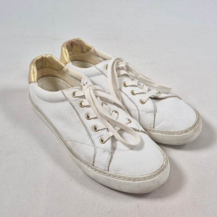 GANT vita lädersneakers
