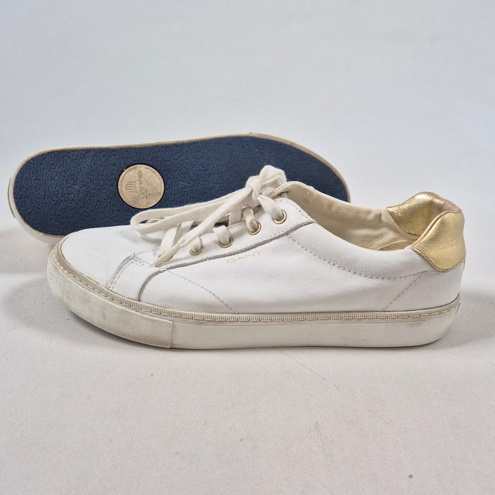 GANT vita lädersneakers