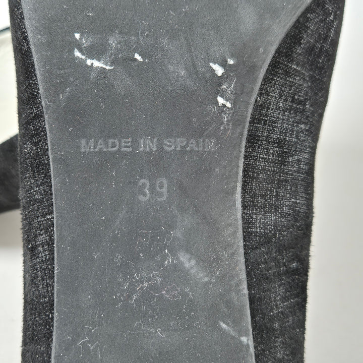 Svarta eleganta pumps i tyg storlek 39