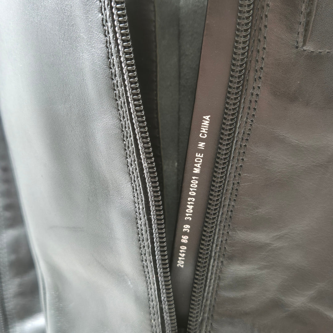 Eleganta Svarta Läderstövlar från Ecco