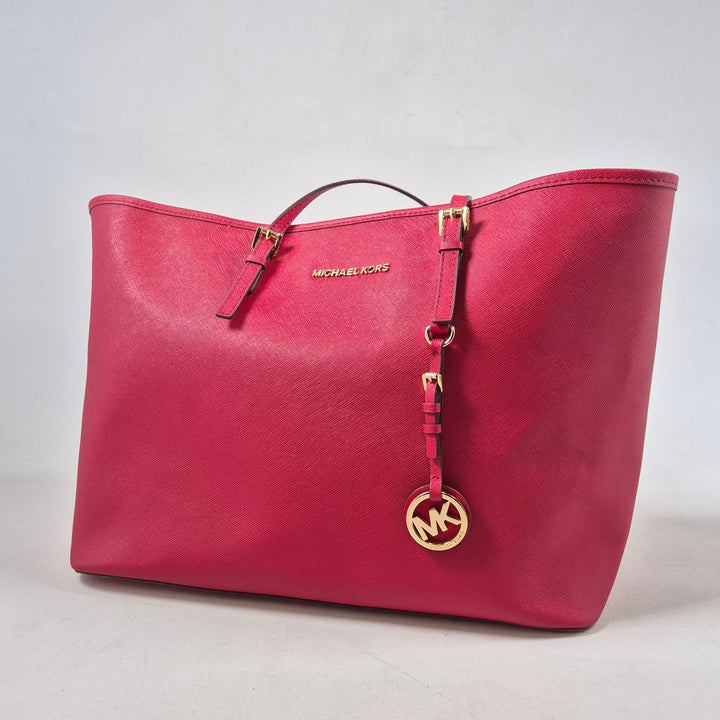 Michael Kors Handväska Rosa Läder Elegant