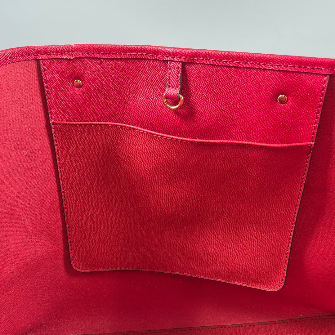 Michael Kors Handväska Rosa Läder Elegant