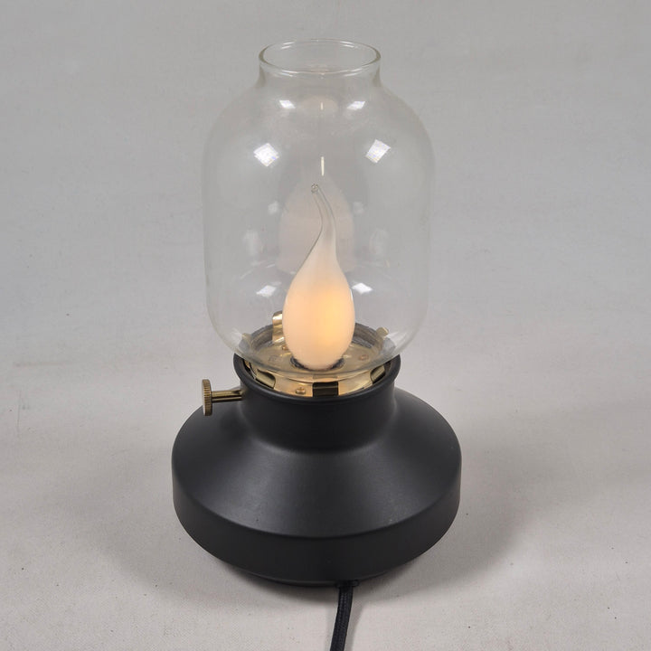 IKEA TÄRNABY retro bordslampa glas och plast