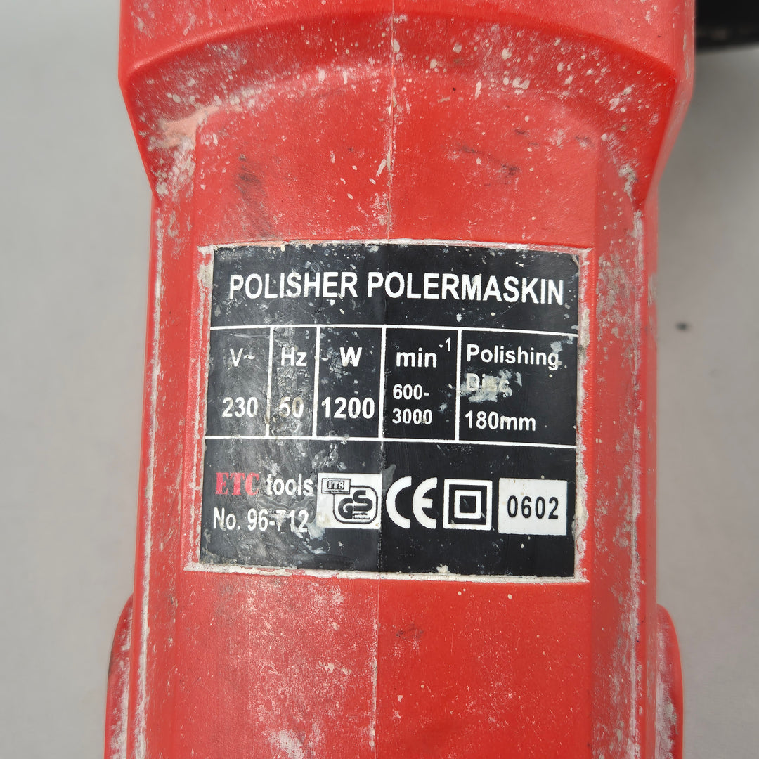 Kraftfull begagnad polermaskin ETC Tools