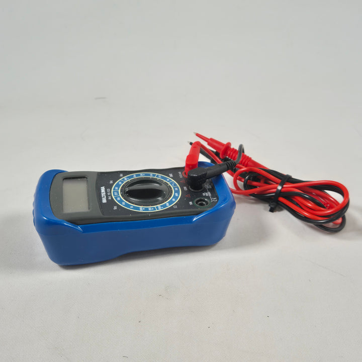 Digital multimeter Biltema blå svart begagnad