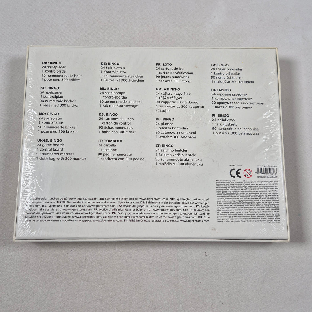 Klassiskt Bingo-spel från Tiger för familjen
