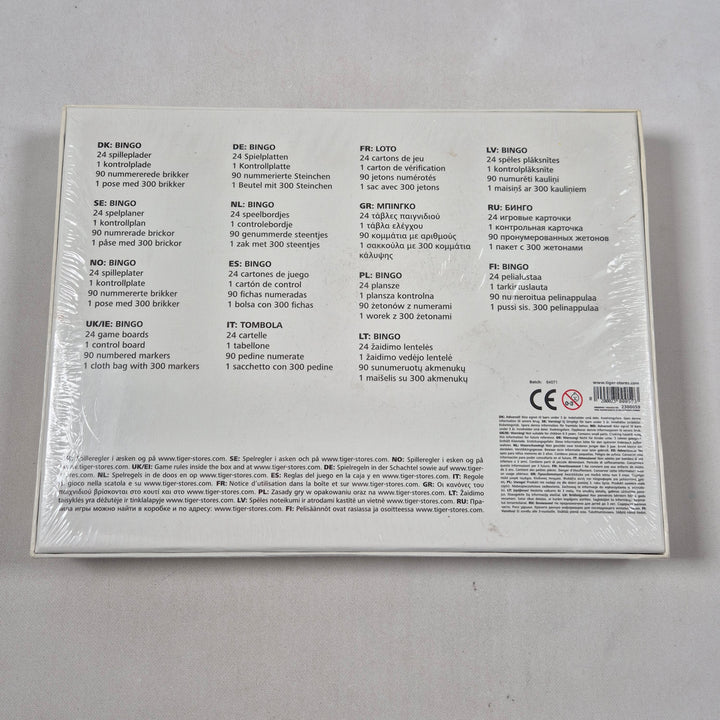 Klassiskt Bingo-spel från Tiger för familjen