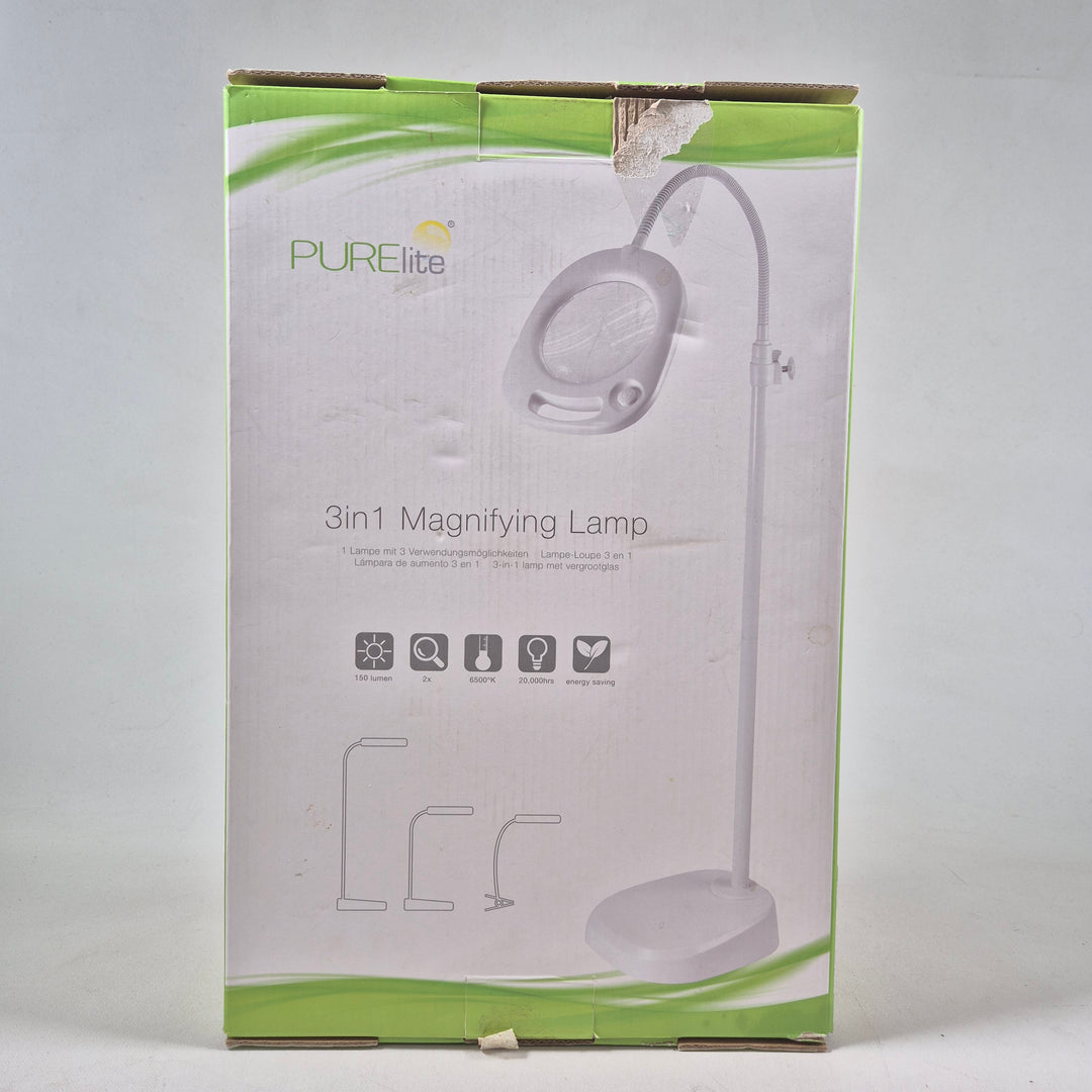 PURElite 3-i-1 Förstoringslampa Nästan Ny