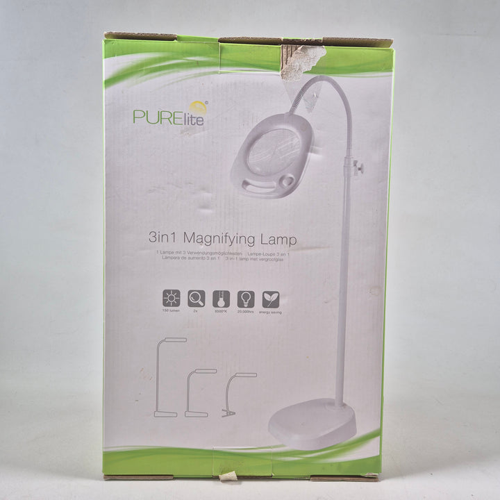 PURElite 3-i-1 Förstoringslampa Nästan Ny