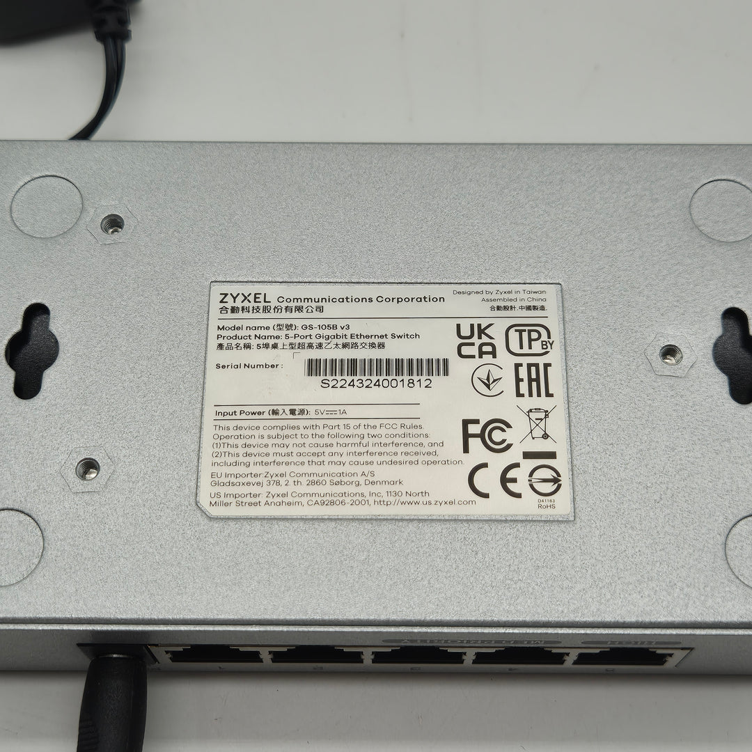 Zyxel Gigabit Switch 5-Portar Begagnad