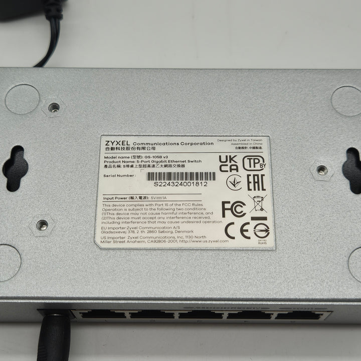 Zyxel Gigabit Switch 5-Portar Begagnad