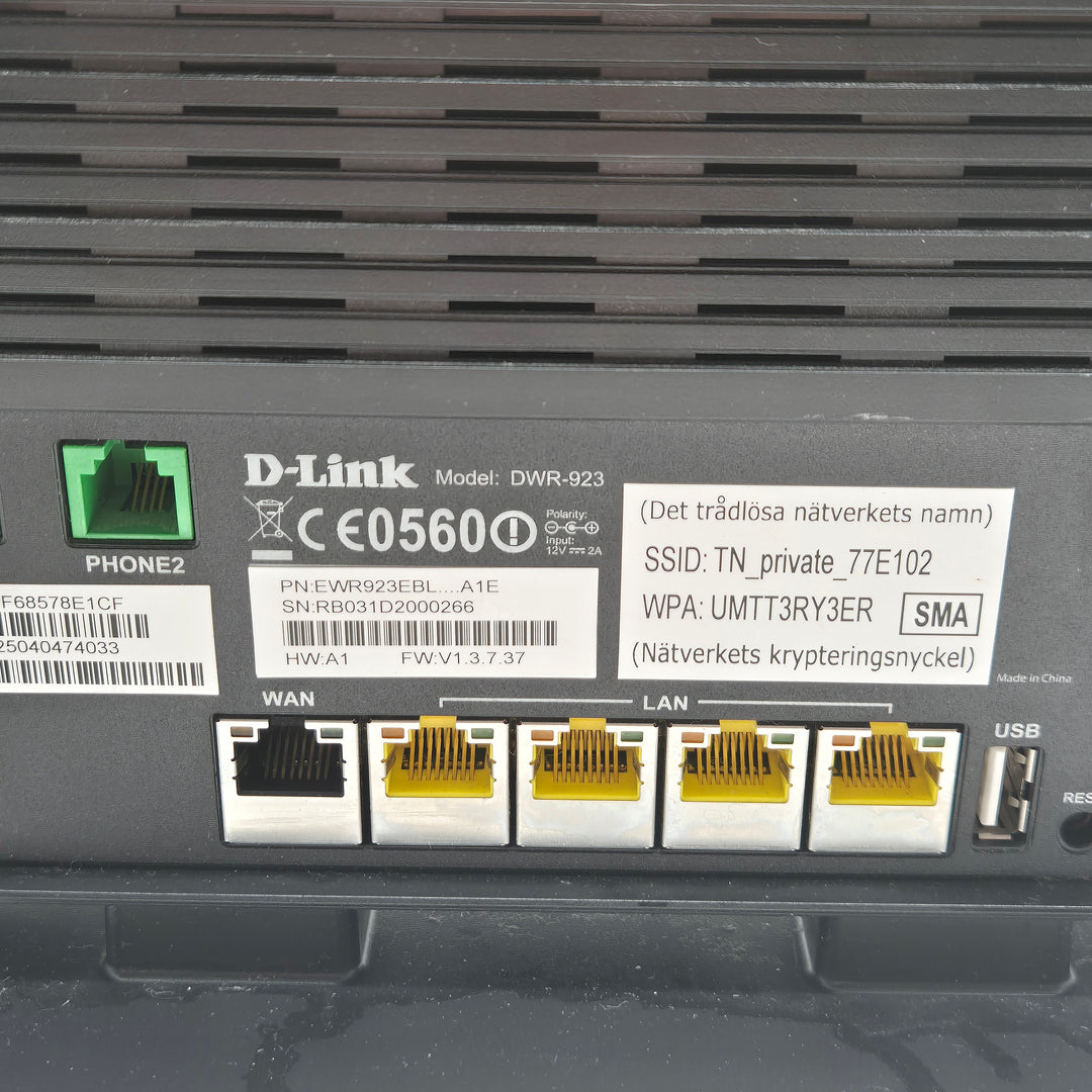 D-Link router DWR-923 för snabb nätverksoptimering