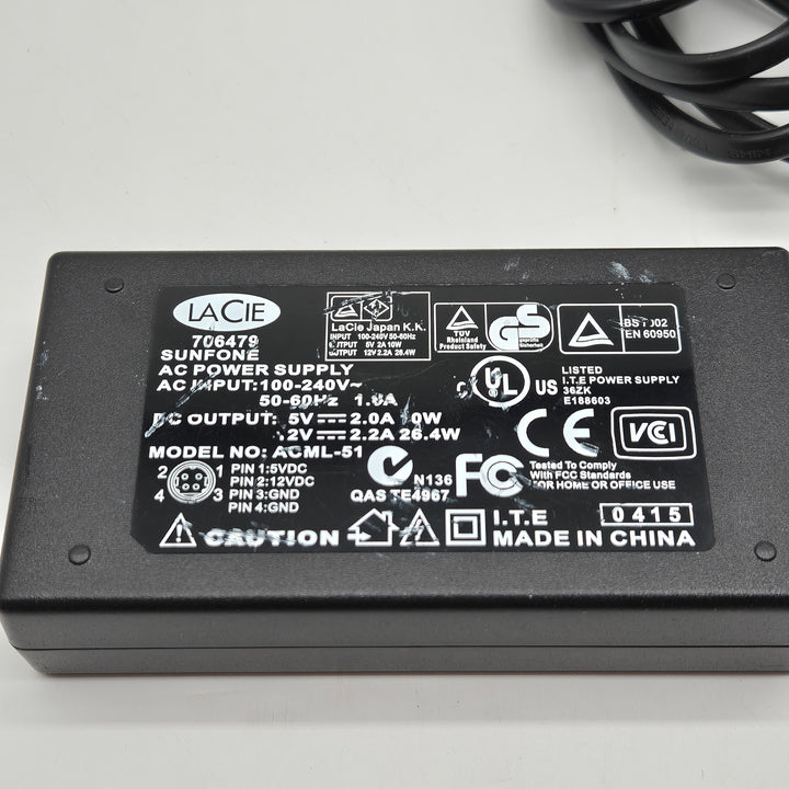 LaCie nätadapter i gott skick