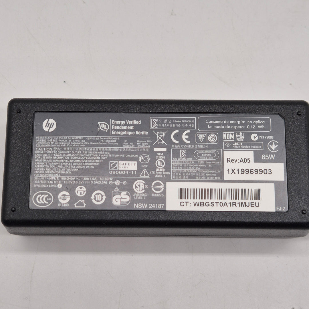 Original HP Nätdel Begagnad Mycket Gott Skick