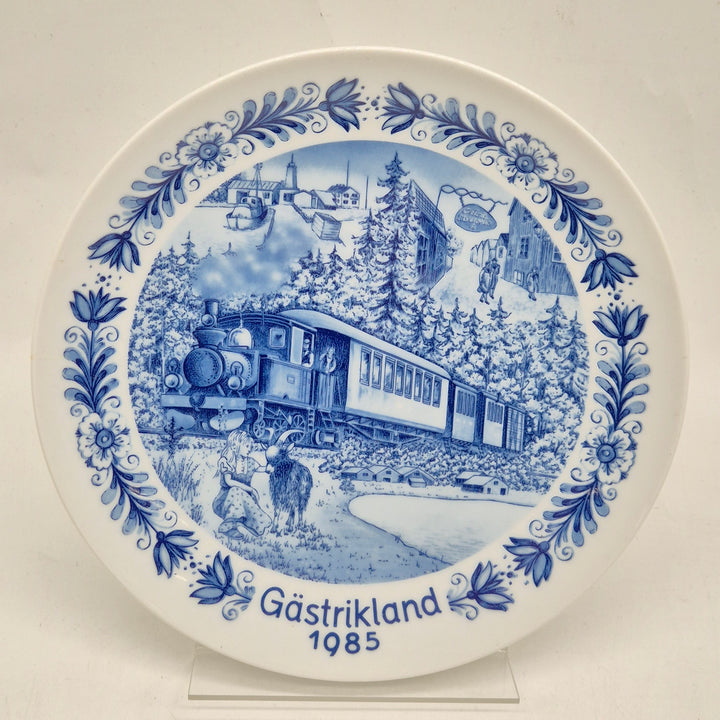 Retro samlartallrik Gästrikland Seltmann Weiden 1985