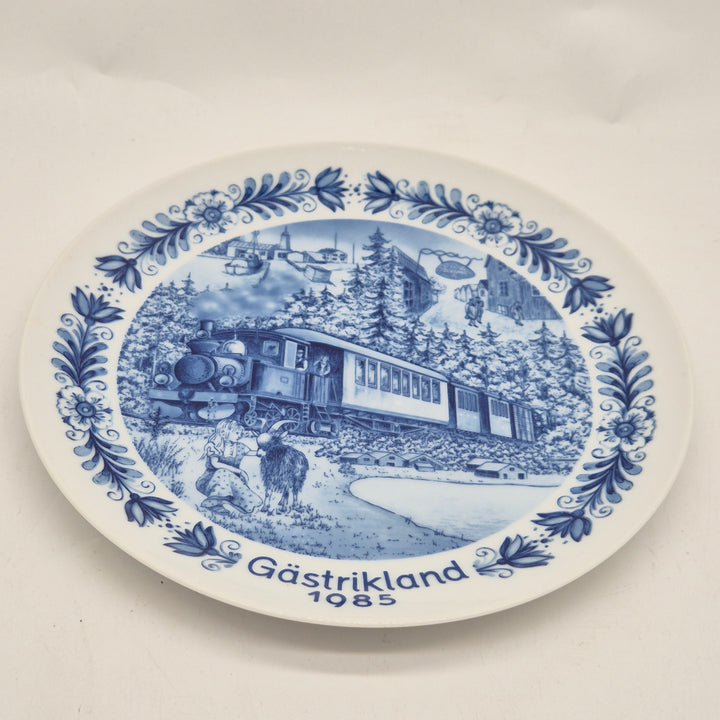 Retro samlartallrik Gästrikland Seltmann Weiden 1985